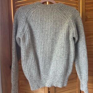 VINTAGE Grey Wool Fisherman’s Sweater